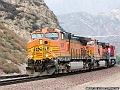 BNSF 5000 at Swarthout Cyn Rd Cajon CA on 21 April 2007